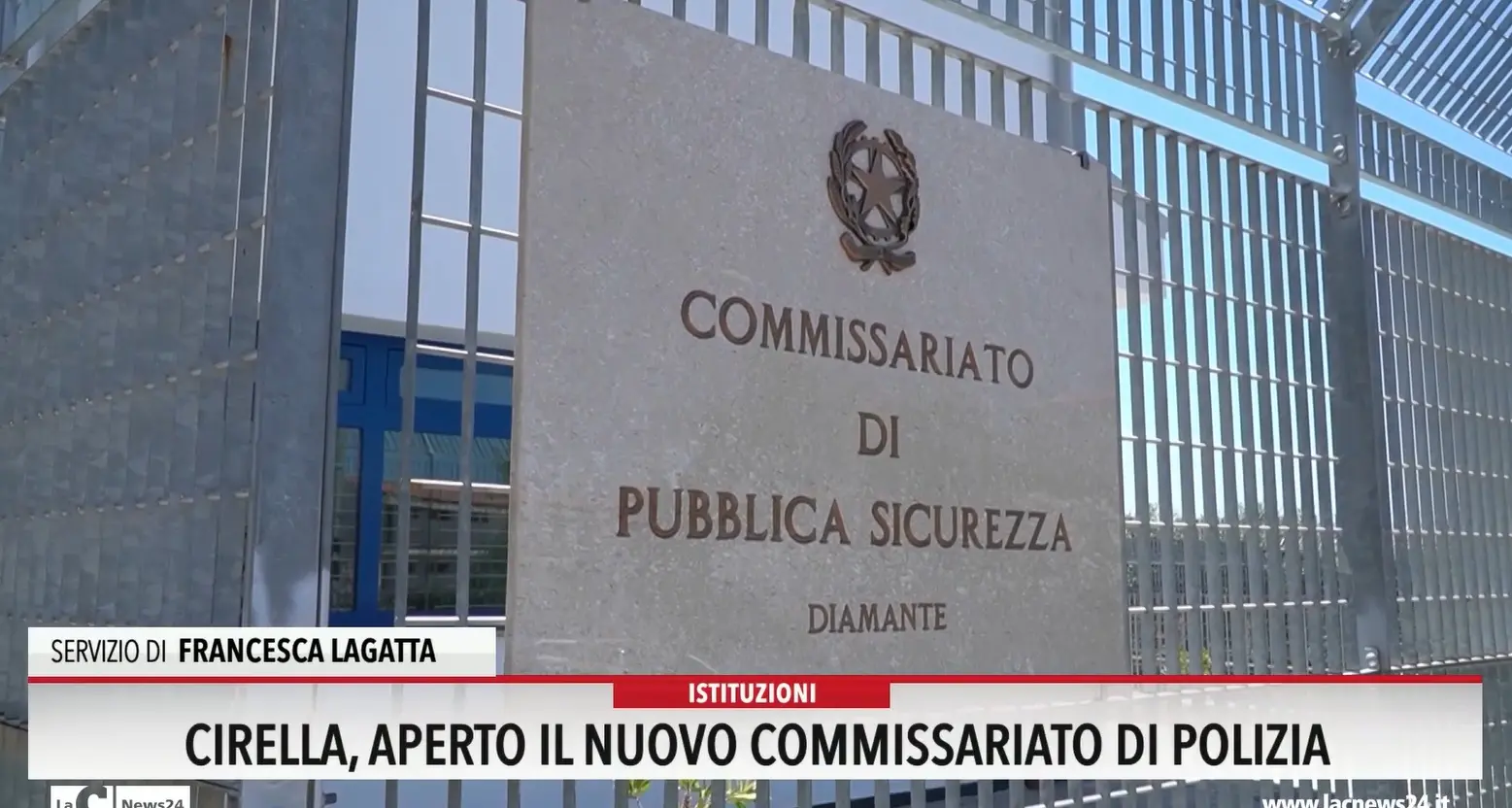 Cirella, aperto il nuovo commissariato di polizia