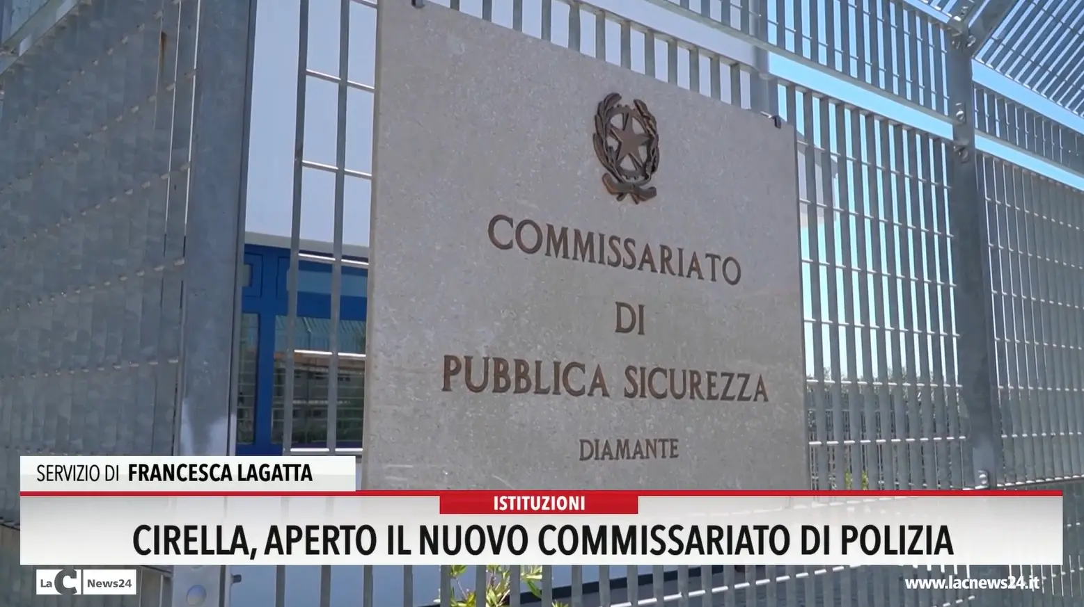 Cirella, aperto il nuovo commissariato di polizia