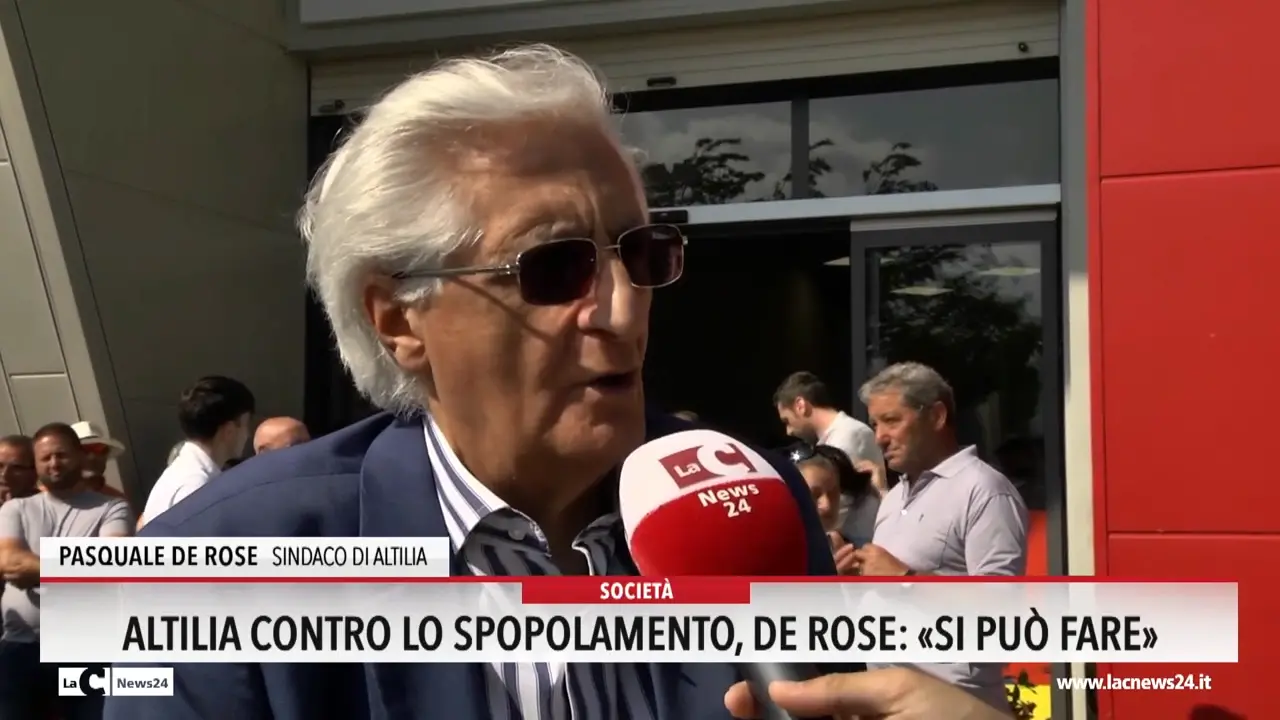 Altilia contro lo spopolamento, De Rose: \"Si può fare\"