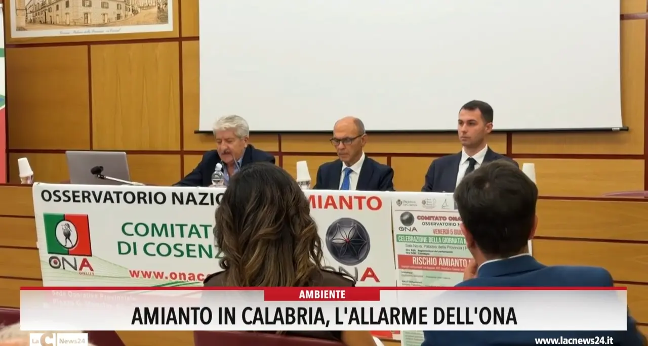 Amianto in Calabria, l'allarme dell'Ona