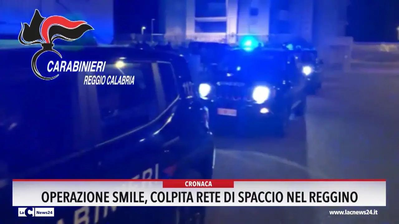 Operazione Smile: colpita rete di spaccio nel Reggino