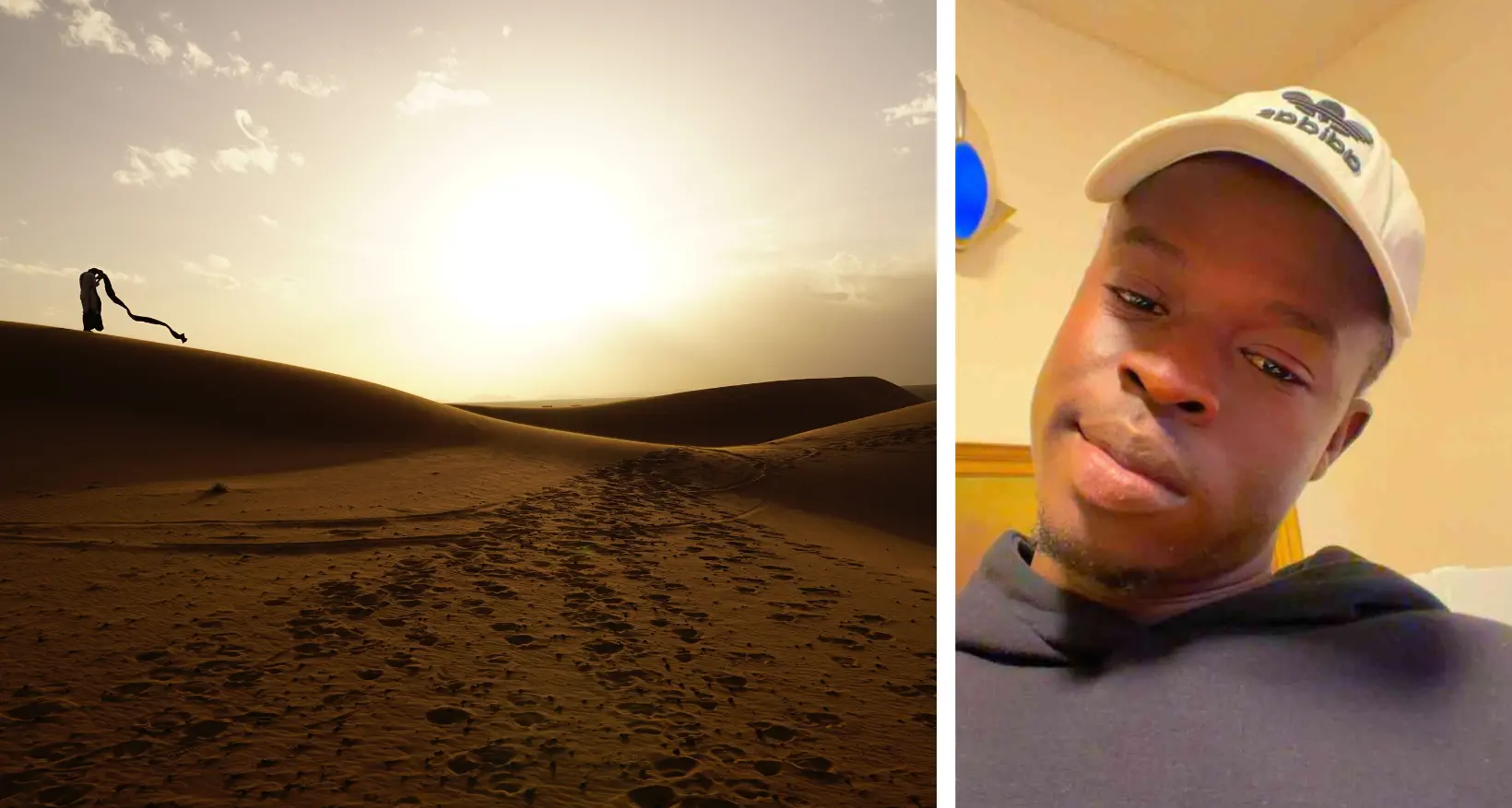 <p>Sei mesi tra il deserto e il mare, il viaggio di Saliou dal Camerun alla Calabria: «Avevo 17 anni, volevo solo<span style=\"color:hsl(0, 75%, 60%);\"> vivere senza paura</span>»</p>
