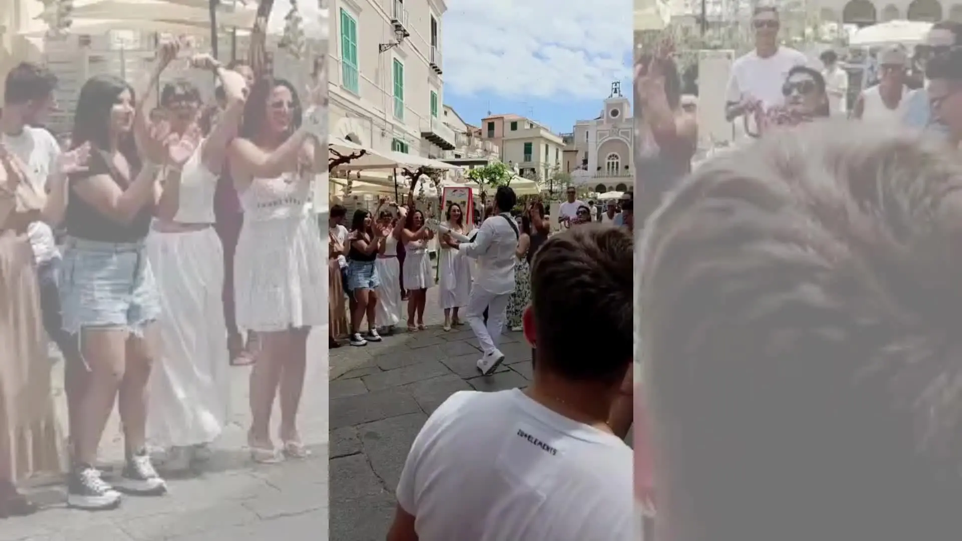Cecè Barretta e Angelo Famao a Tropea per girare il video della loro nuova canzone