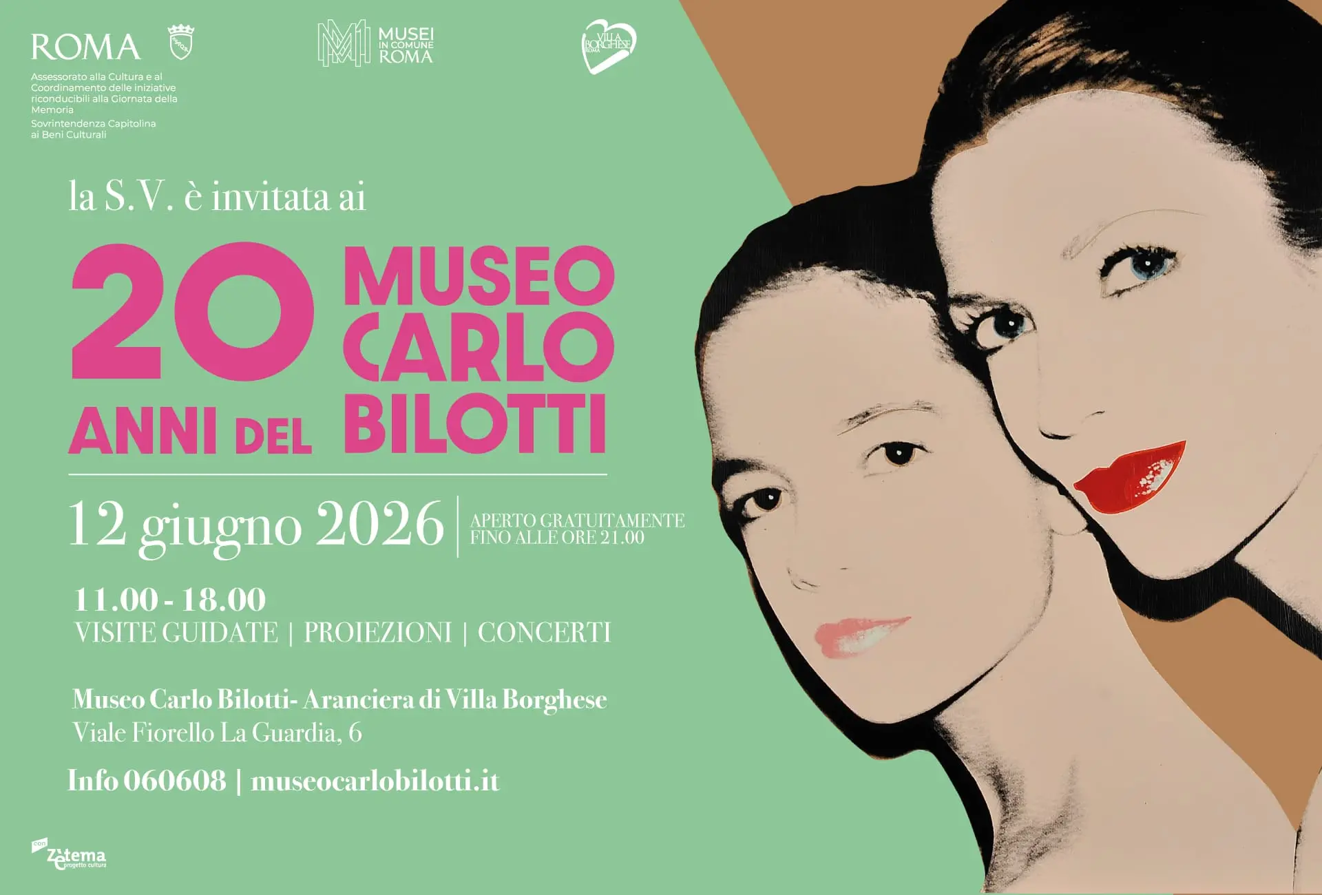 Vent’anni del Museo Bilotti: da Warhol a De Chirico, Roma celebra il mecenate che trasformò Cosenza in un museo a cielo aperto\n