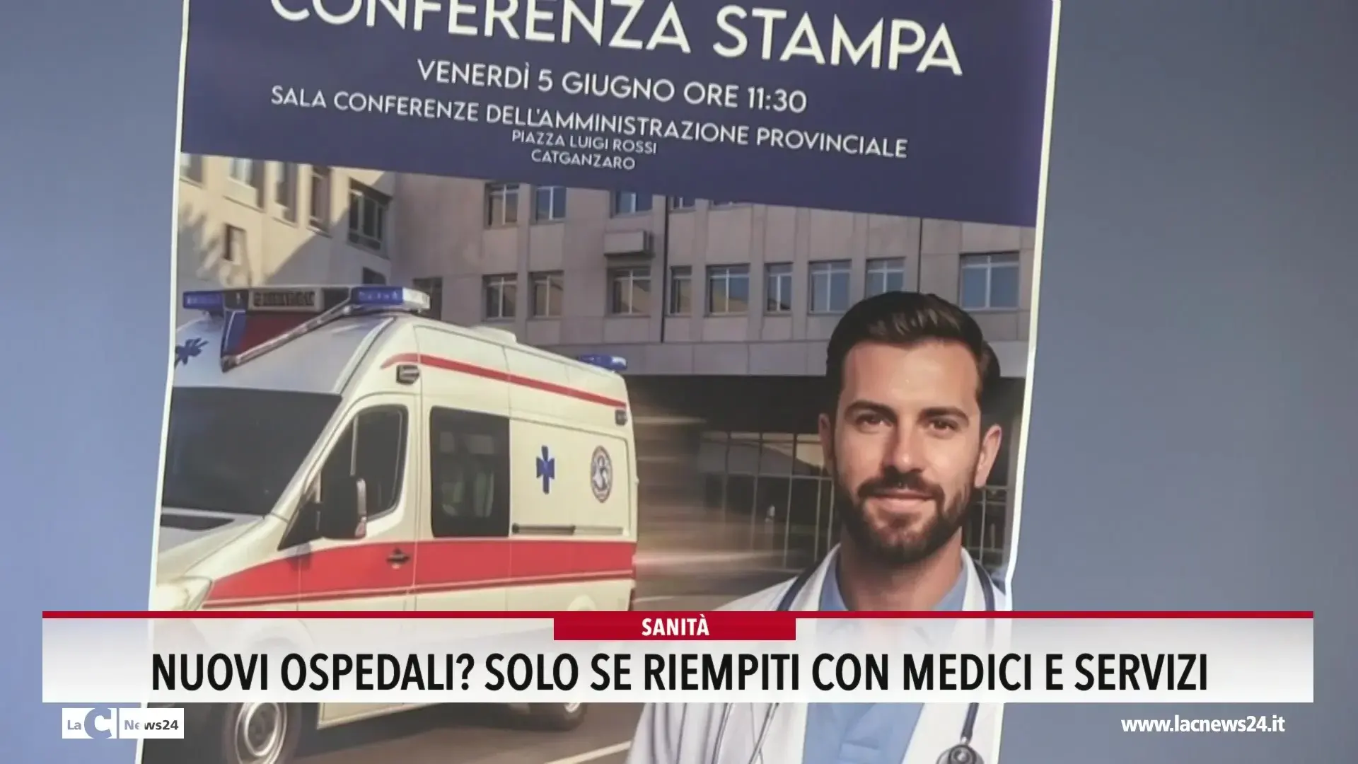 Nuovi ospedali? Solo se riempiti con medici e servizi