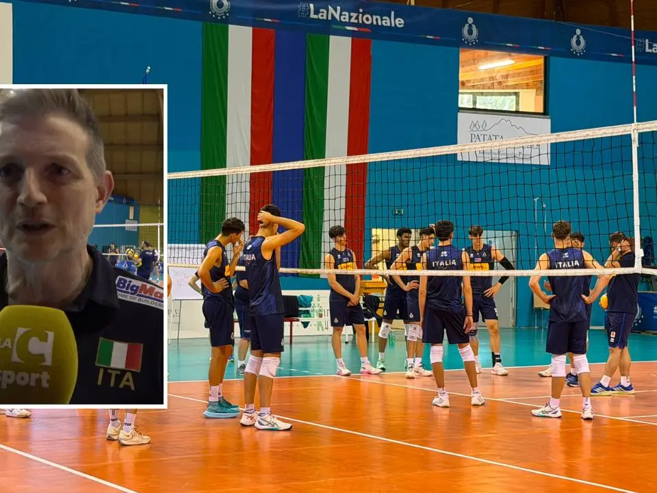 Volley azzurro, Sala promuove la Calabria: «La Sila è una casa per l'Italia»
