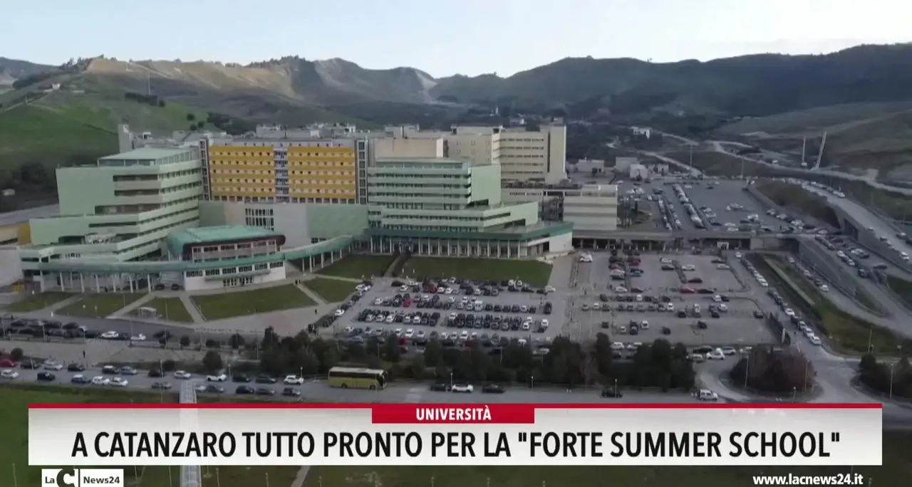 A Catanzaro tutto pronto per la forte summer school