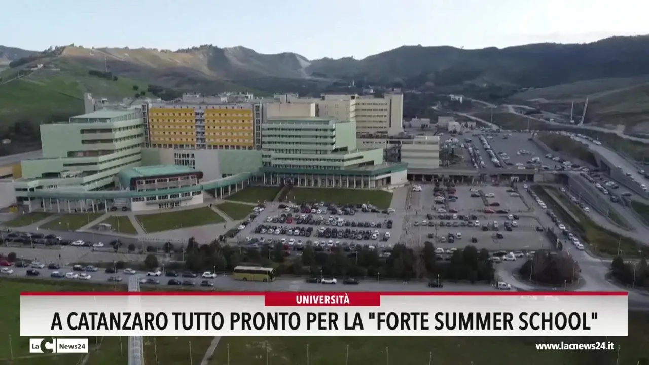 A Catanzaro tutto pronto per la forte summer school