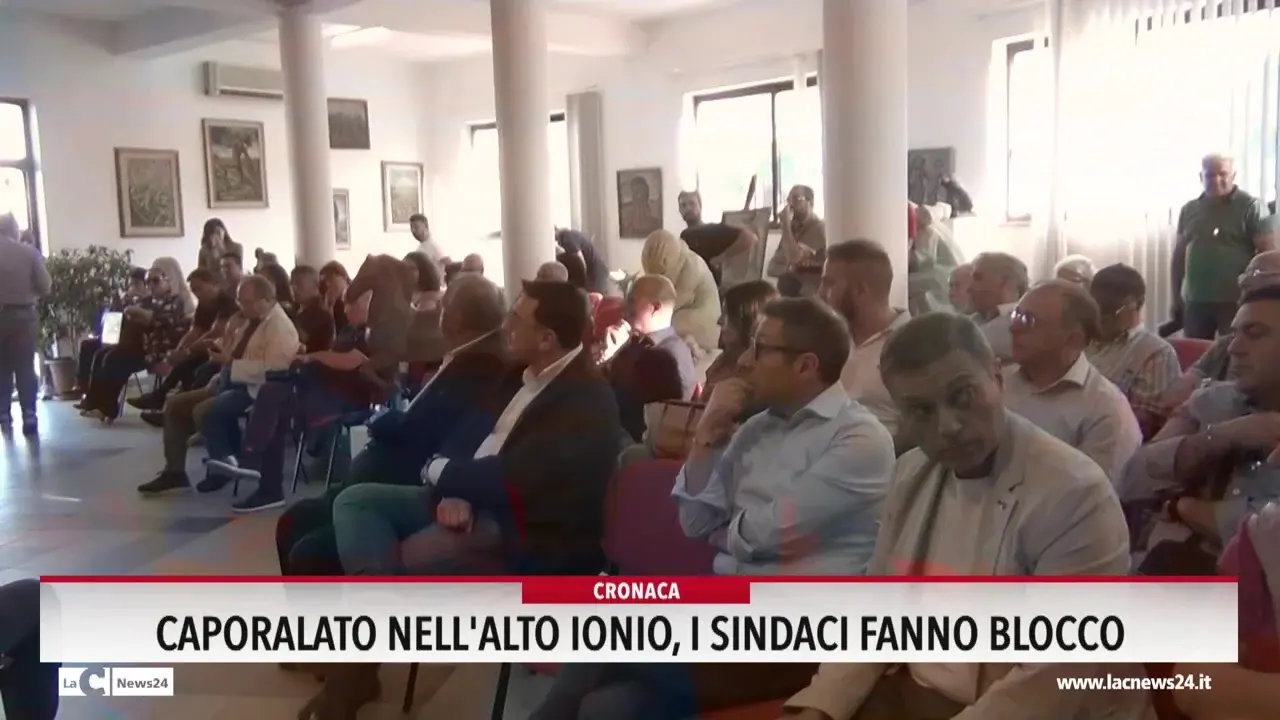 Caporalato nell'Alto Jonio, i sindaci fanno blocco