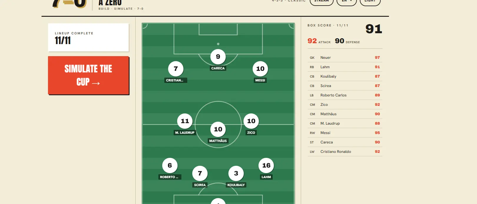 “7a0”,\u00A0il nuovo gioco di calcio che fa impazzire il web\n