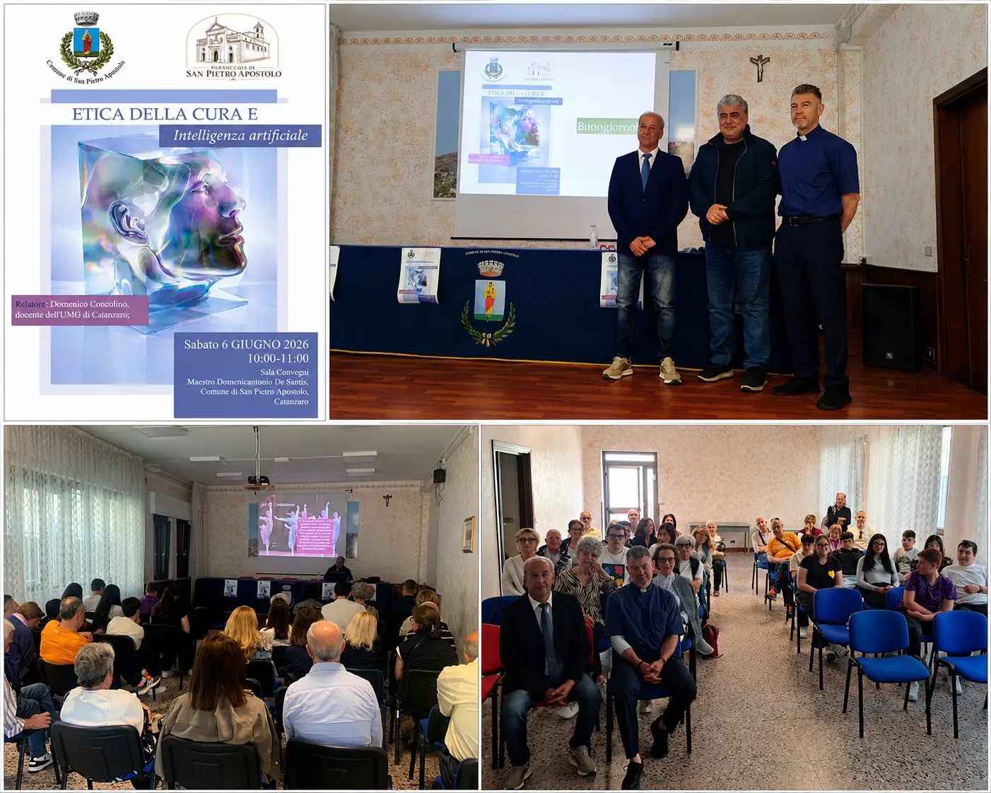 Etica della cura e Intelligenza Artificiale: grande partecipazione al convegno di San Pietro Apostolo\n