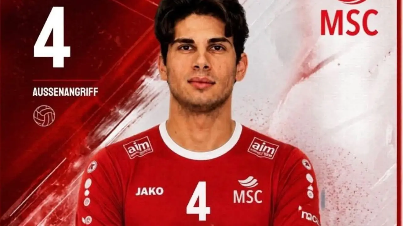 Pallavolo, un vibonese sarà protagonista nella Serie A tedesca: Umberto Sorrenti nuovo schiacciatore del Moerser Sc\n