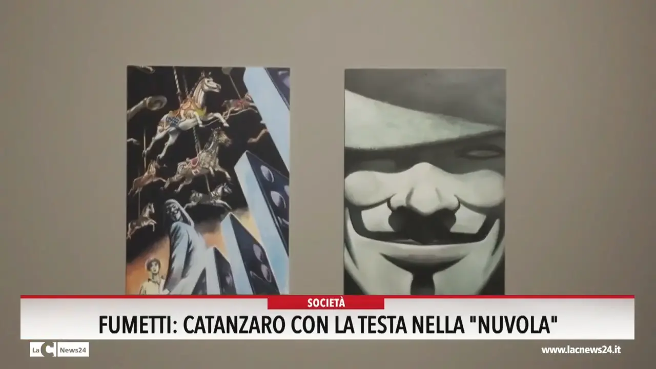 Fumetti a Catanzaro con la testa nella Nuvola