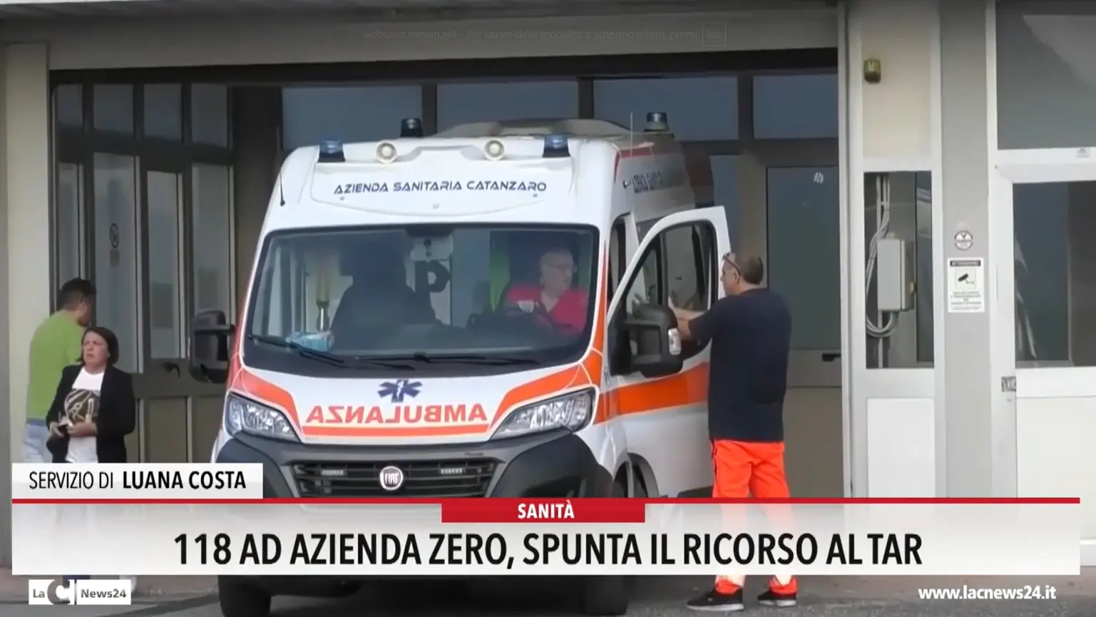 118 ad Azienda zero, spunta il ricorso al tar