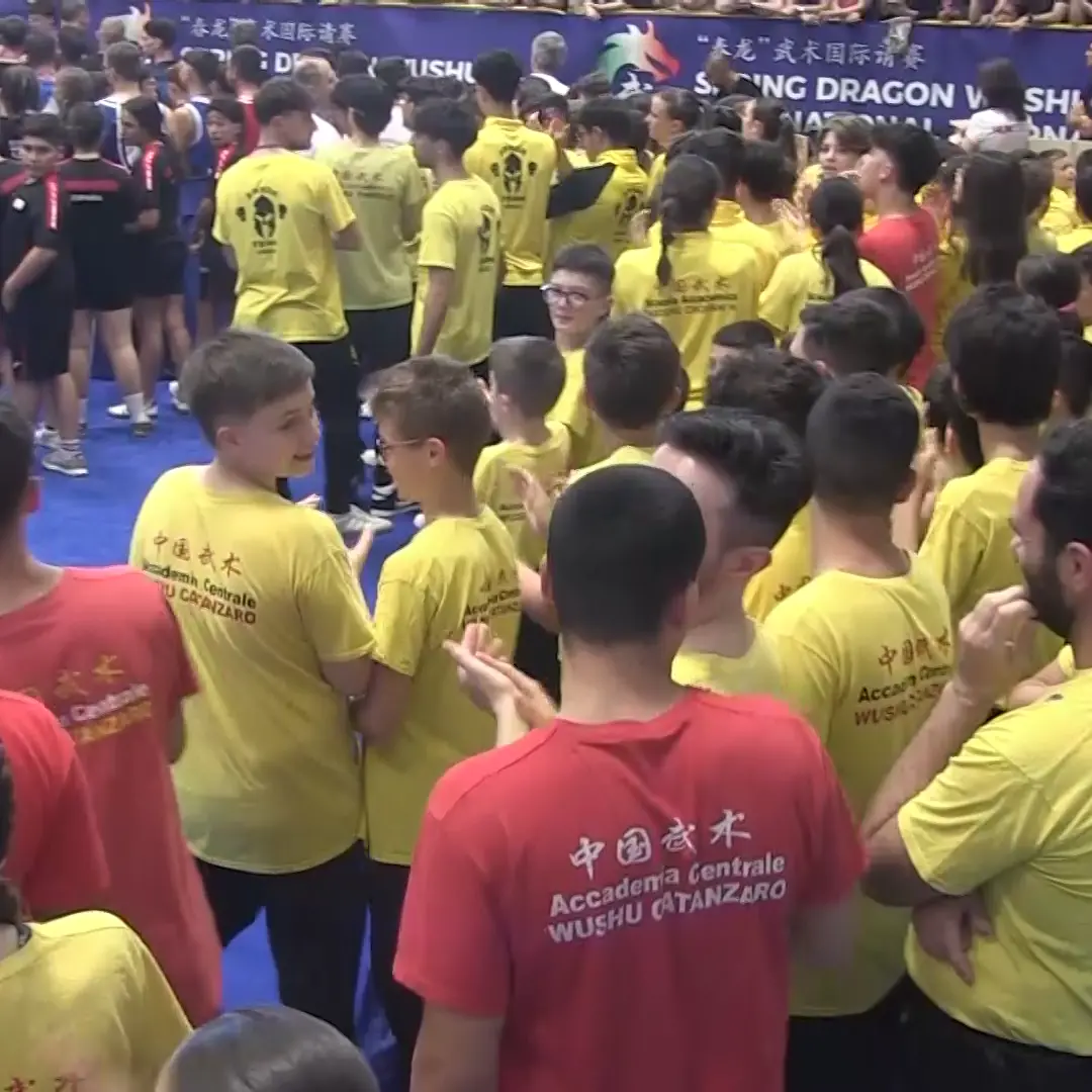 Catanzaro, messaggio di pace al mondo inviato dai partecipanti al 17° Spring Dragon International Tournament di Wushu