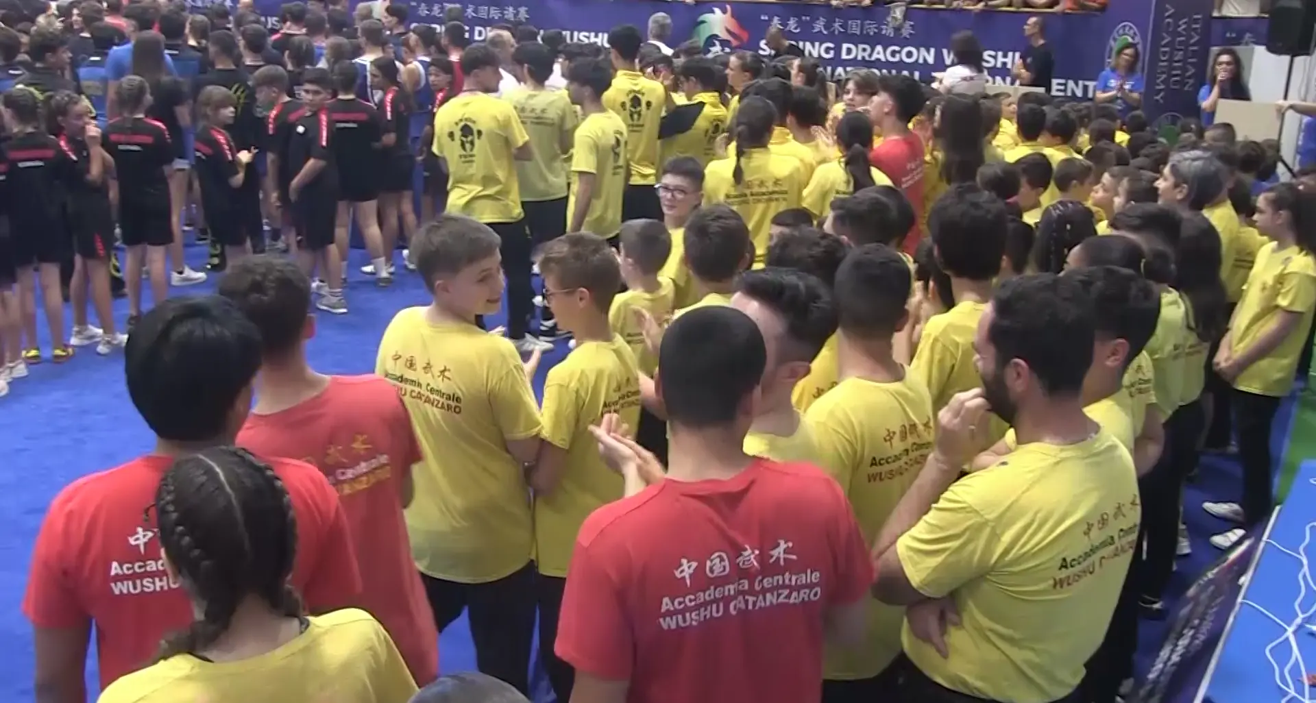 Catanzaro, messaggio di pace al mondo inviato dai partecipanti al 17° Spring Dragon International Tournament di Wushu