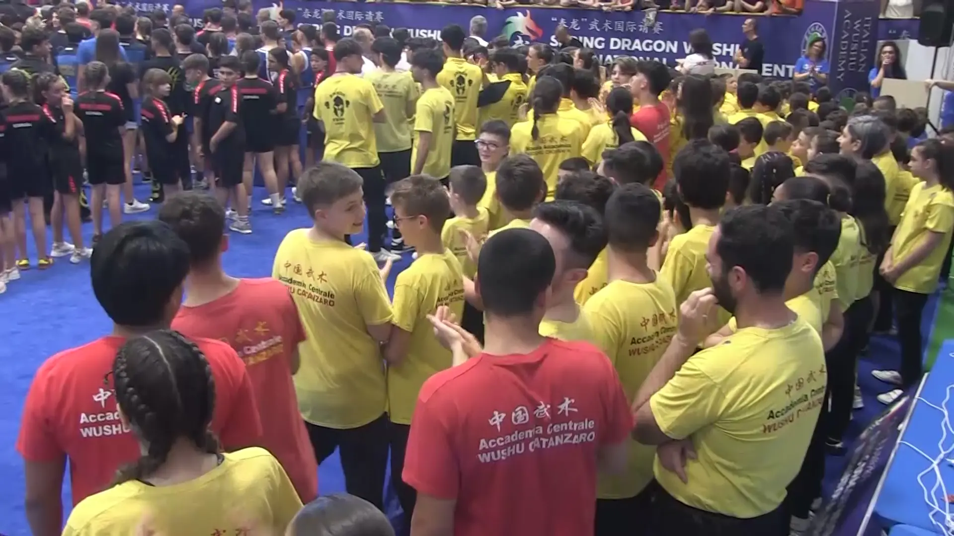Catanzaro, messaggio di pace al mondo inviato dai partecipanti al 17° Spring Dragon International Tournament di Wushu