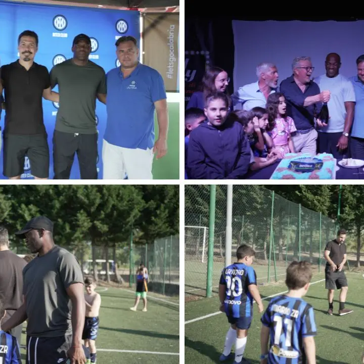 Inter Club Calabria in festa, oltre 8mila soci a Sant’Andrea Apostolo dello Jonio con Hernanes e Suazo\n