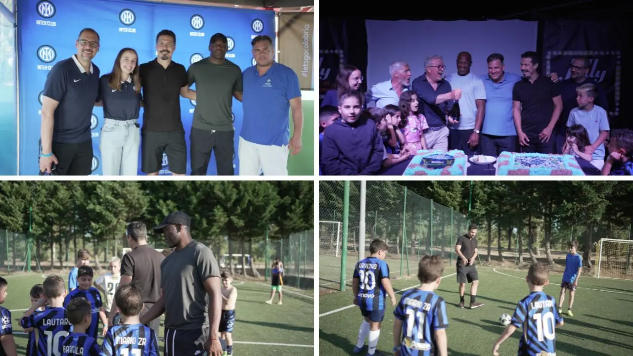 Inter Club Calabria in festa, oltre 8mila soci a Sant’Andrea Apostolo dello Jonio con Hernanes e Suazo\n