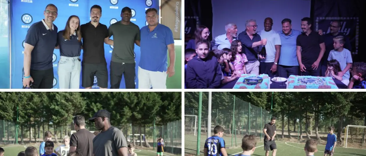 Inter Club Calabria in festa, oltre 8mila soci a Sant’Andrea Apostolo dello Jonio con Hernanes e Suazo\n