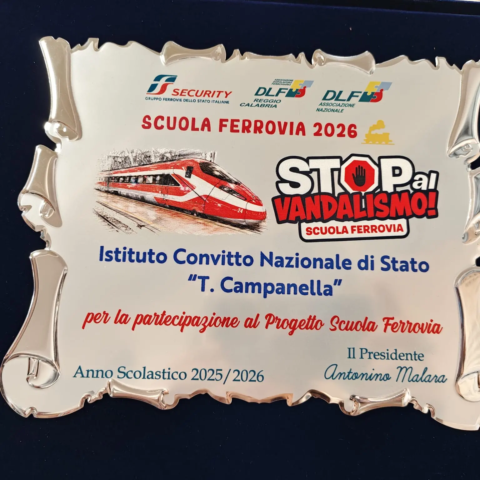Giornata conclusiva del Progetto “Scuola Ferrovia”: il Convitto Campanella tra emozione, impegno e responsabilità\n