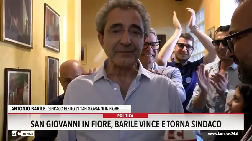 San Giovanni in Fiore, Barile vince e torna sindaco