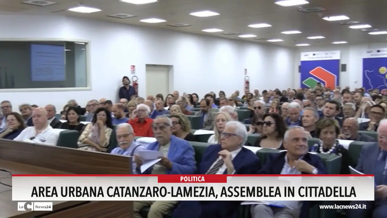 Area urbana Catanzaro-Lamezia, assemblea in Cittadella