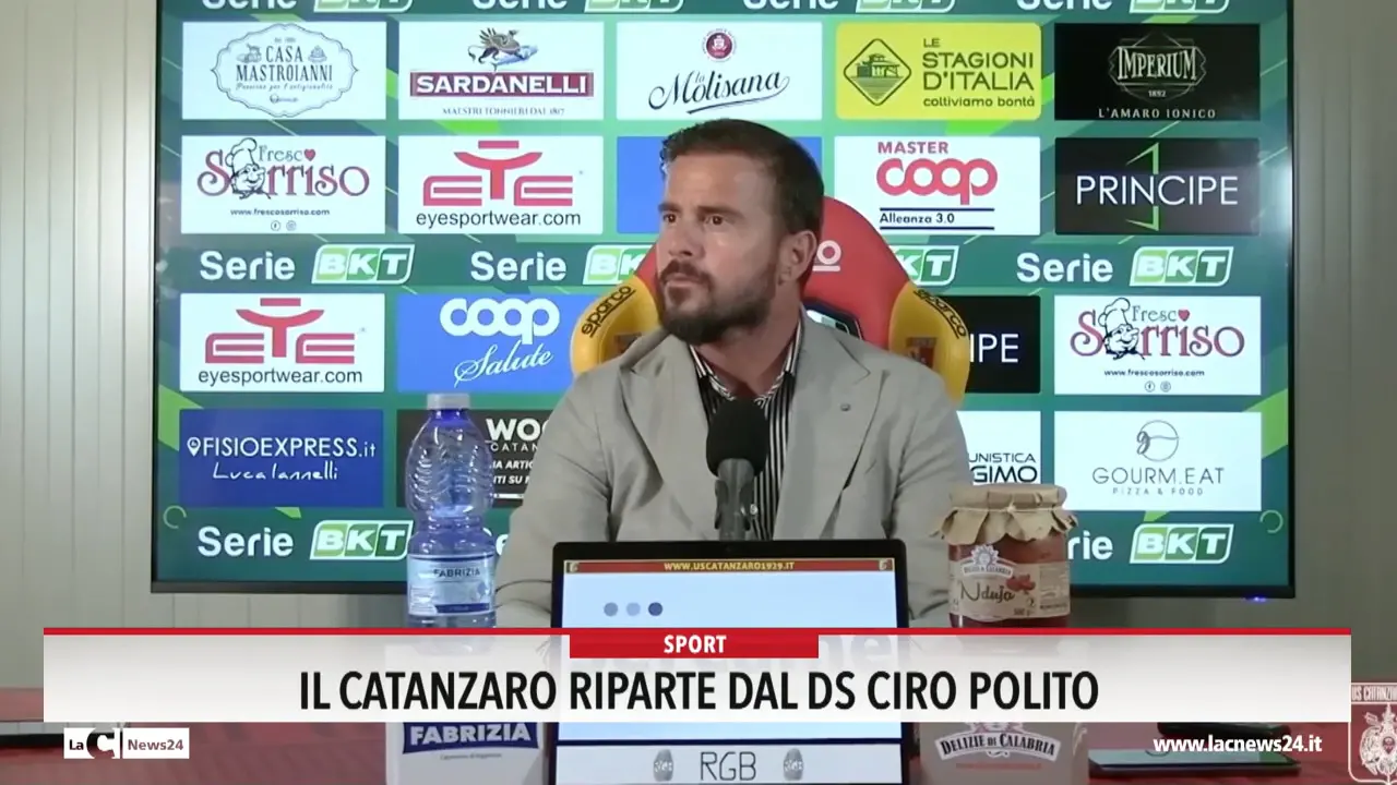 Il Catanzaro riparte dal ds Ciro Polito