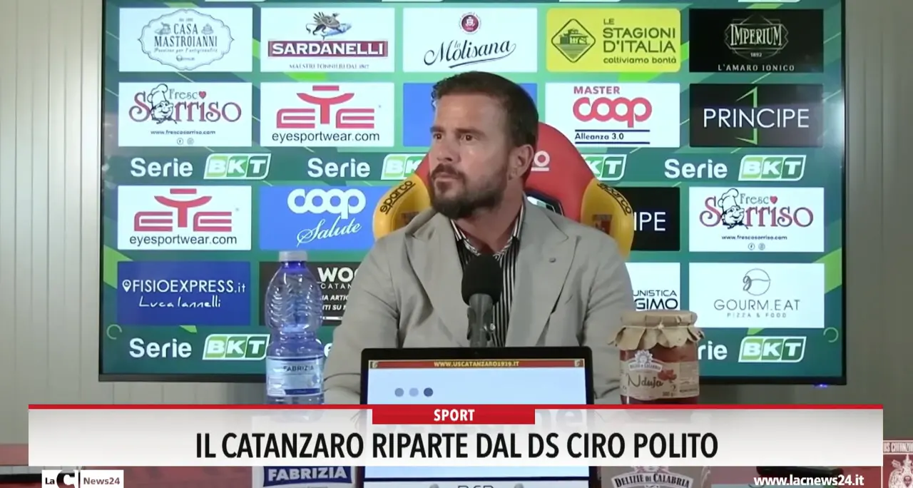 Il Catanzaro riparte dal ds Ciro Polito