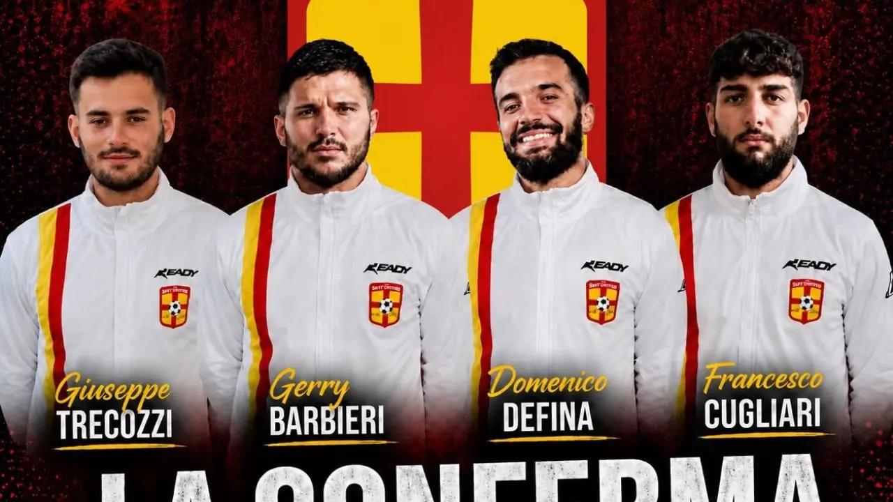 Dilettanti, il Sant'Onofrio riparte dalle certezze: rinnovano i senatori giallorossi Trecozzi, Barbieri, Defina e Cugliari\n