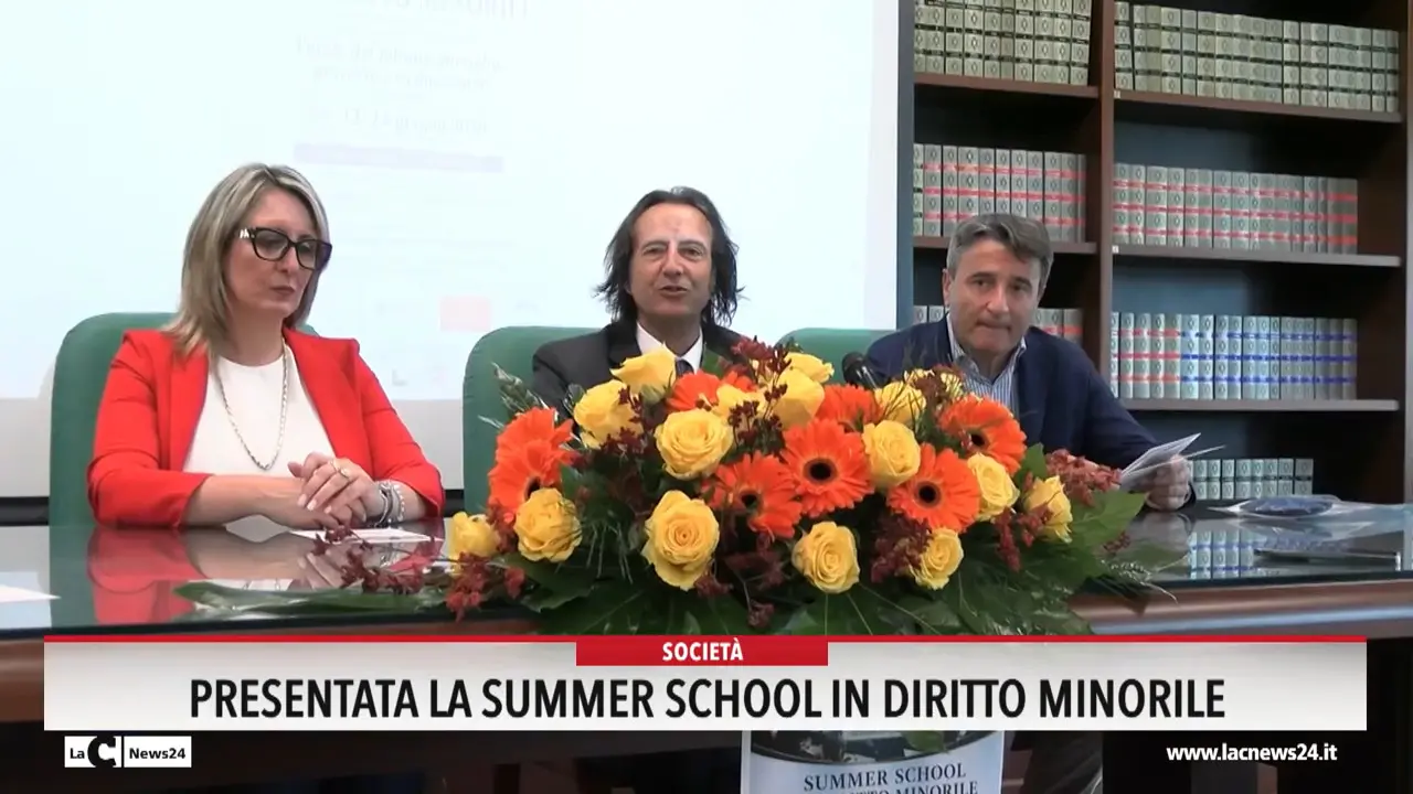 Presentata la Summer School in diritto minorile