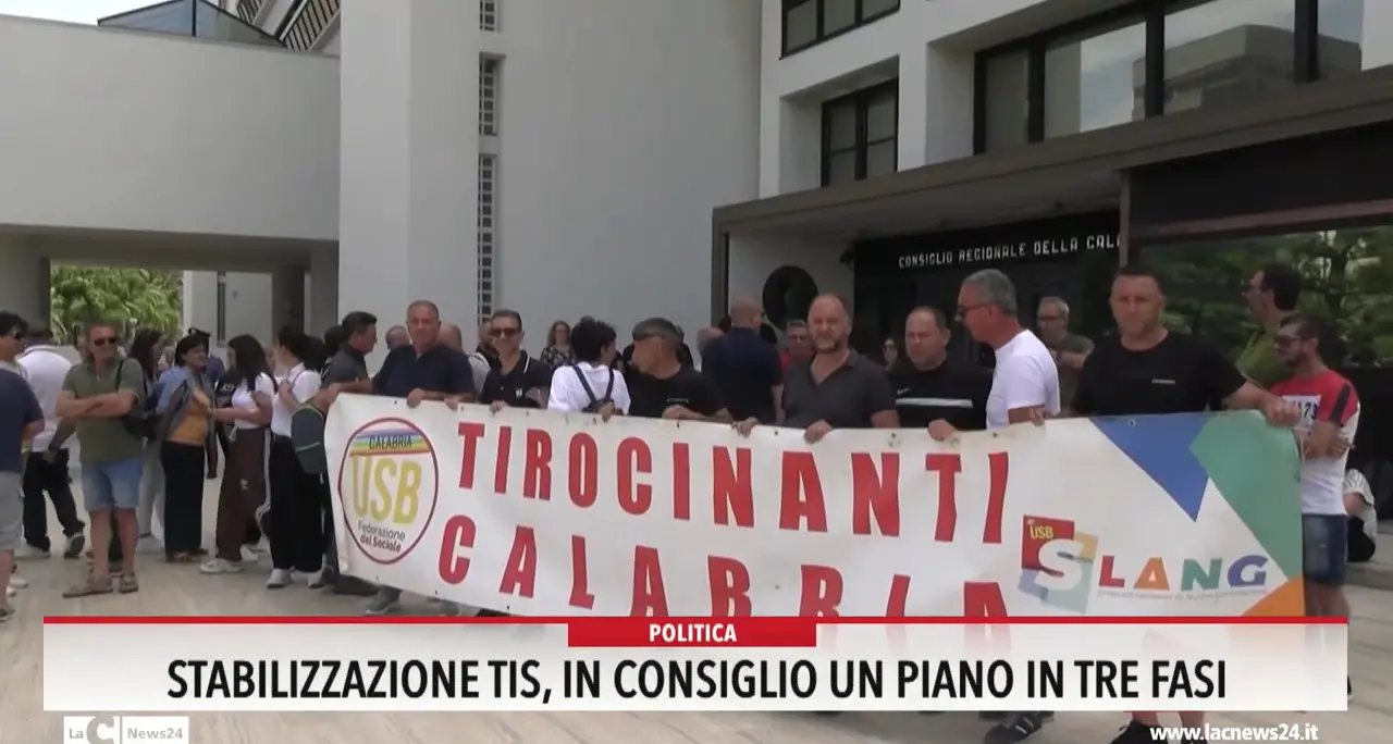 Stabilizzazione Tis, in Consiglio un piano in tre fasi