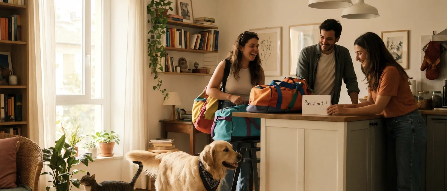 Vacanze con animali, lo scambio casa fa risparmiare e riduce lo stress\n