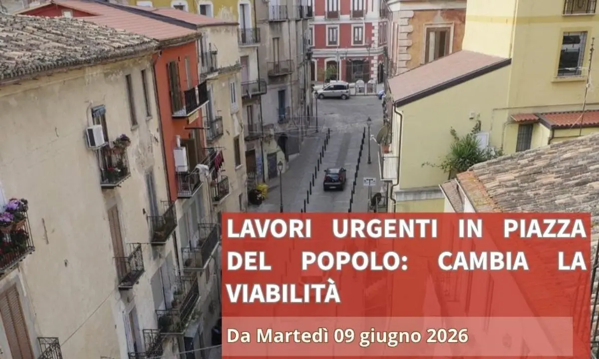 Lavori urgenti in Piazza del Popolo, cambia la viabilità a Corigliano\n