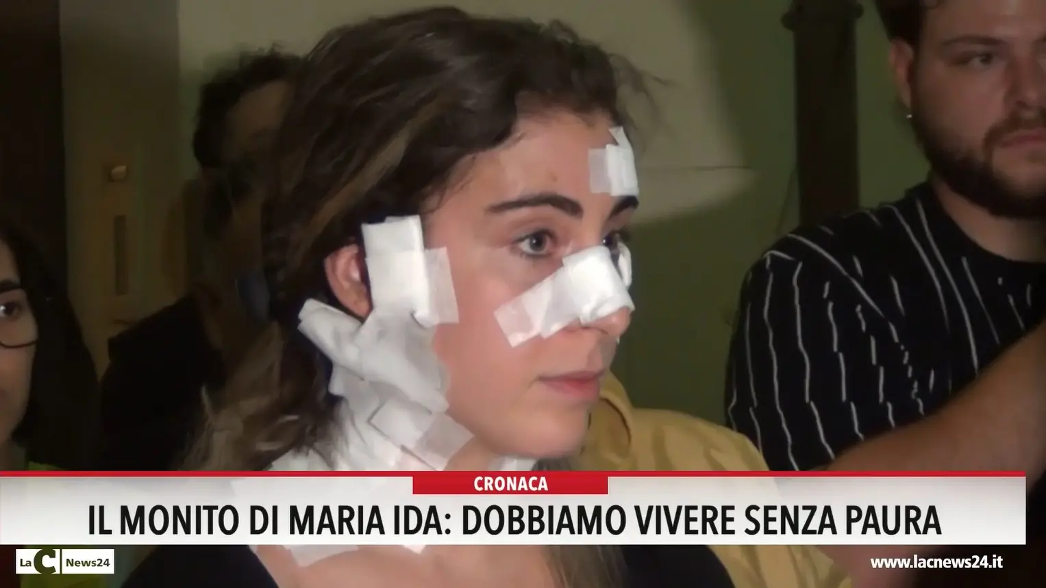 Il monito di Maria Ida: «Dobbiamo vivere senza paura»