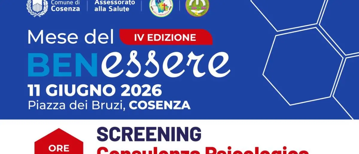 Cosenza, il Mese del Benessere guarda alla salute mentale e alla qualità della vita\n