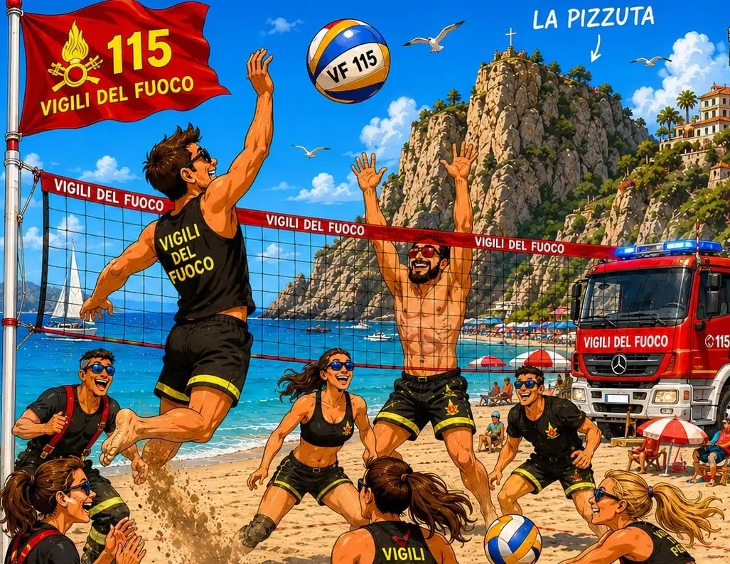 Beach volley, Parghelia pronta ad ospitare il Campionato italiano Vigili del fuoco\n