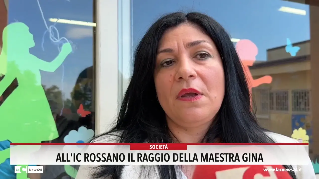 All'Ic Rossano il raggio della maestra Gina