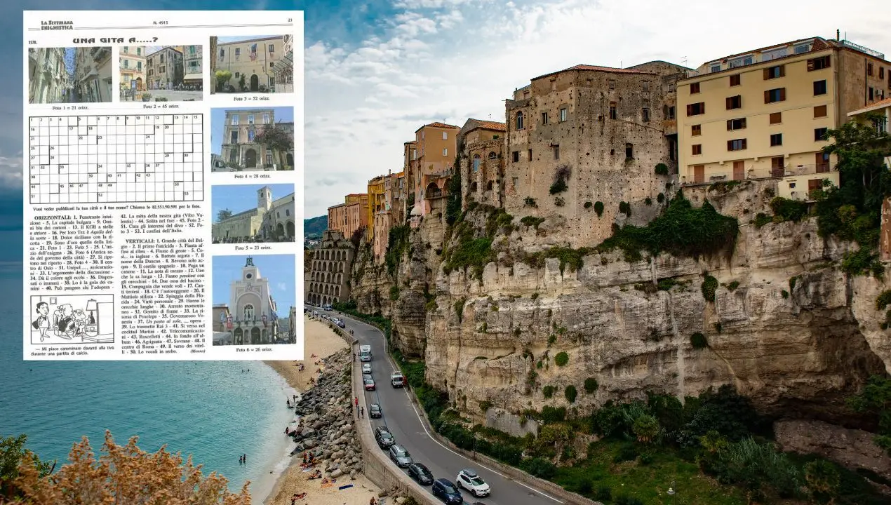 Il centro storico di Tropea protagonista sulla storica settimana enigmistica\n