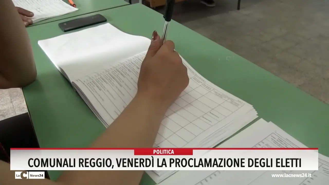 Comunali Reggio, venerdì la proclamazione degli eletti