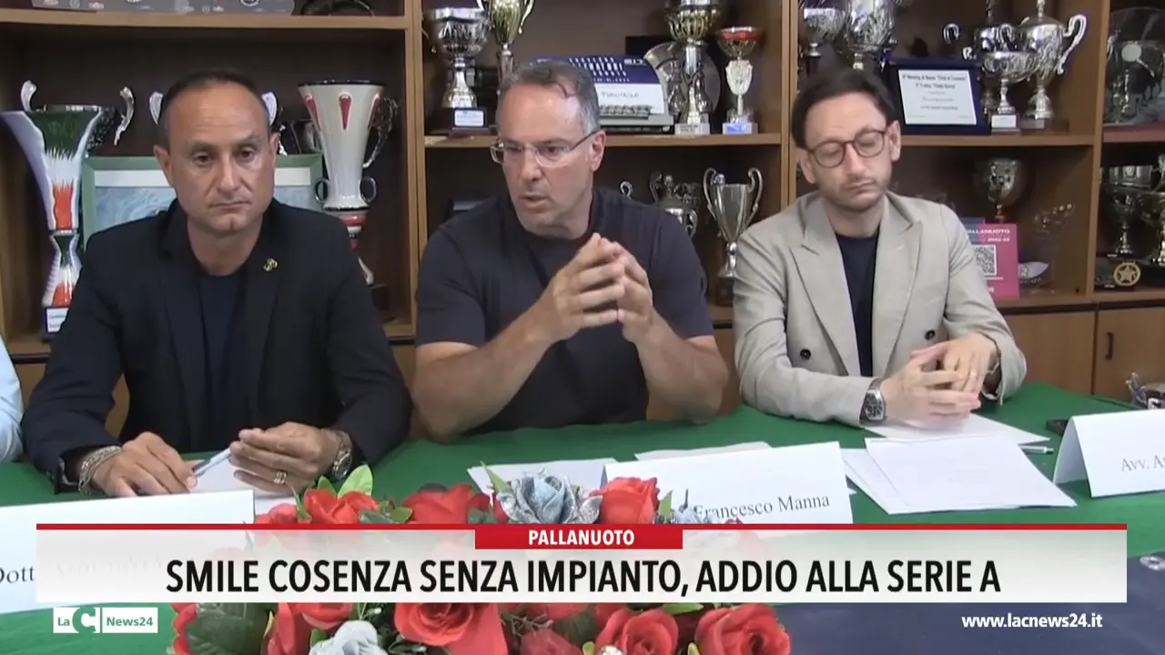 Pallanuoto, la Smile Cosenza rinuncia alla serie A
