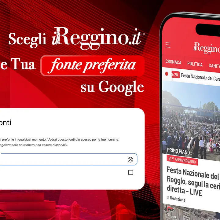Il Reggino entra nelle Fonti preferite di Google: le notizie dell’area metropolitana sempre a portata di mano\n