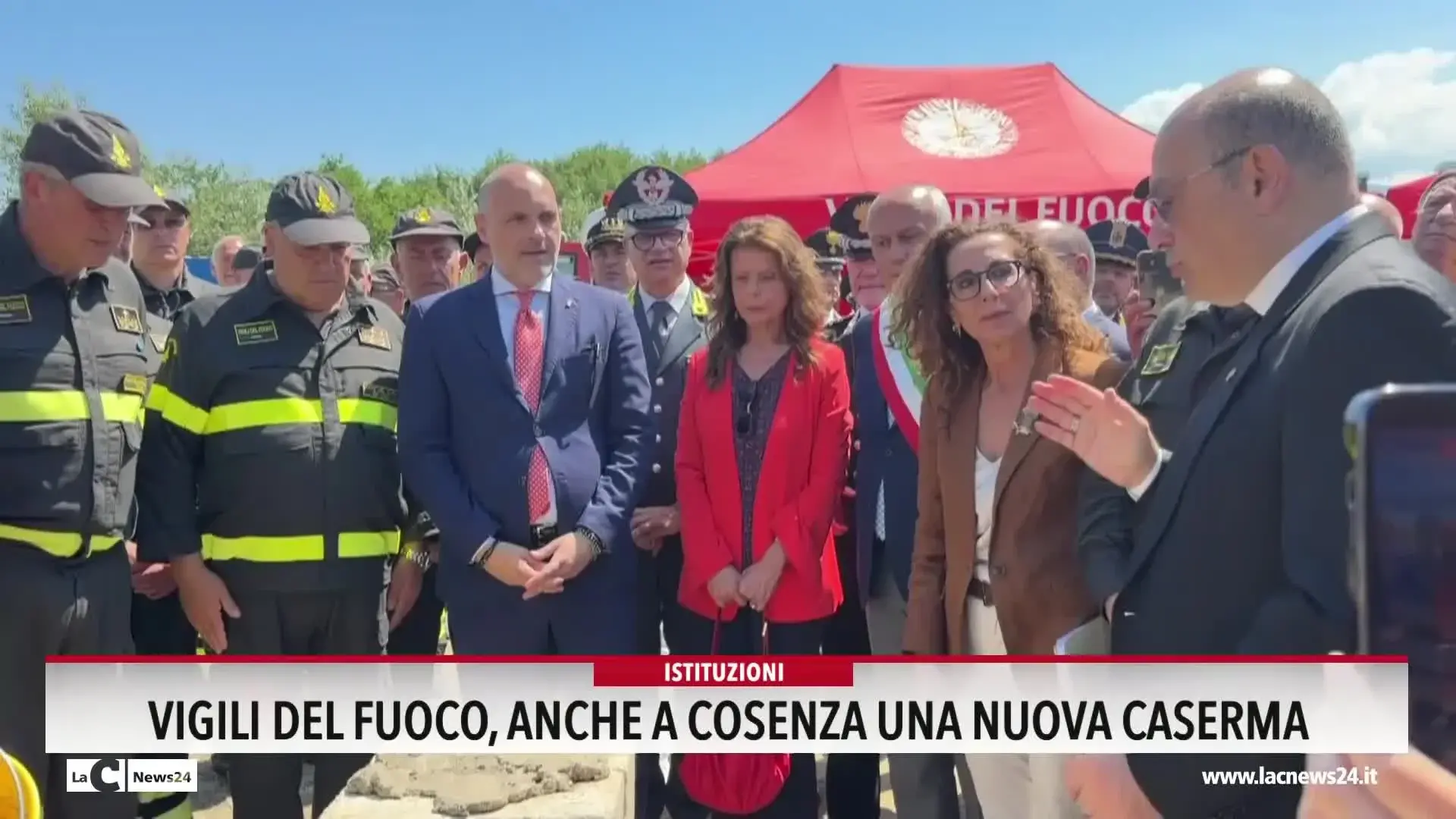 Vigili del fuoco, anche a Cosenza una nuova caserma