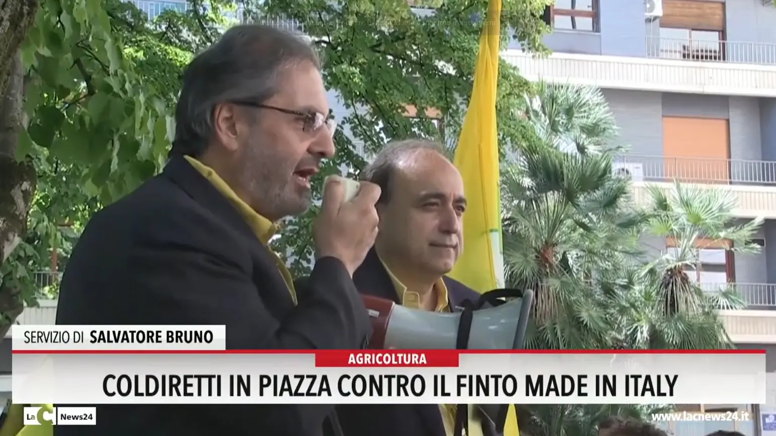 Coldiretti in piazza contro il finto made in Italy