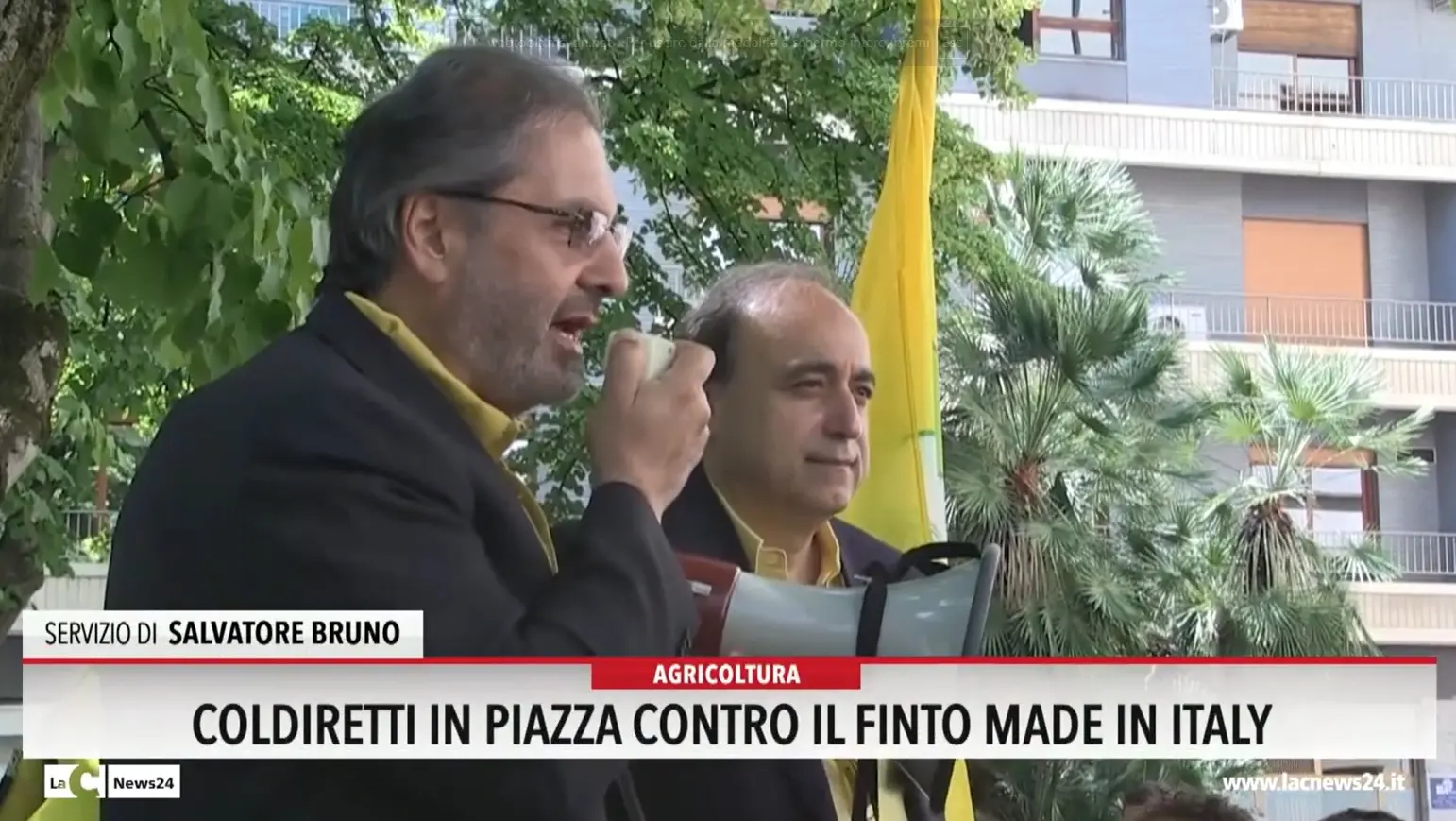 Coldiretti in piazza contro il finto made in Italy