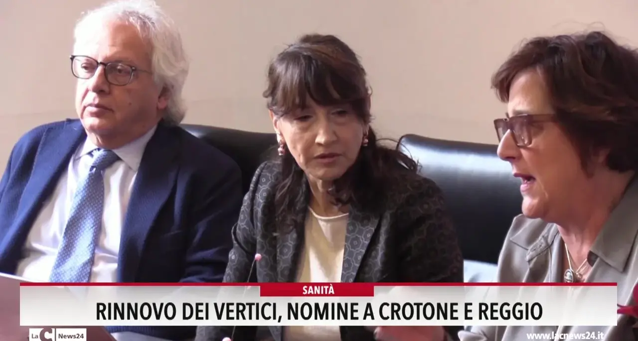 Sanità, rinnovo dei vertici: nomine a Crotone e Reggio