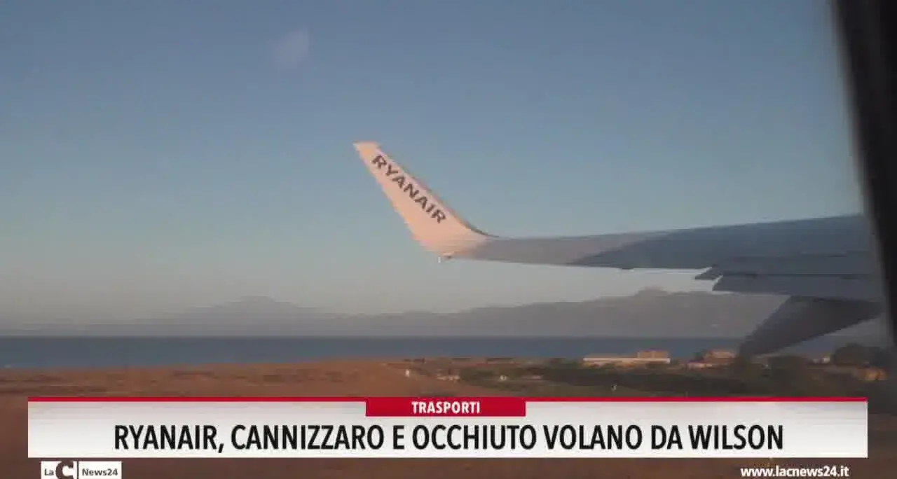 Ryanair: Cannizzaro e Occhiuto volano da Wilson