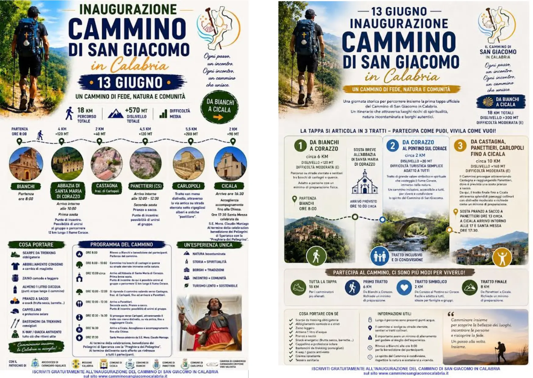 Nasce il Cammino di San Giacomo in Calabria: un percorso tra spiritualità, borghi e aree interne\n