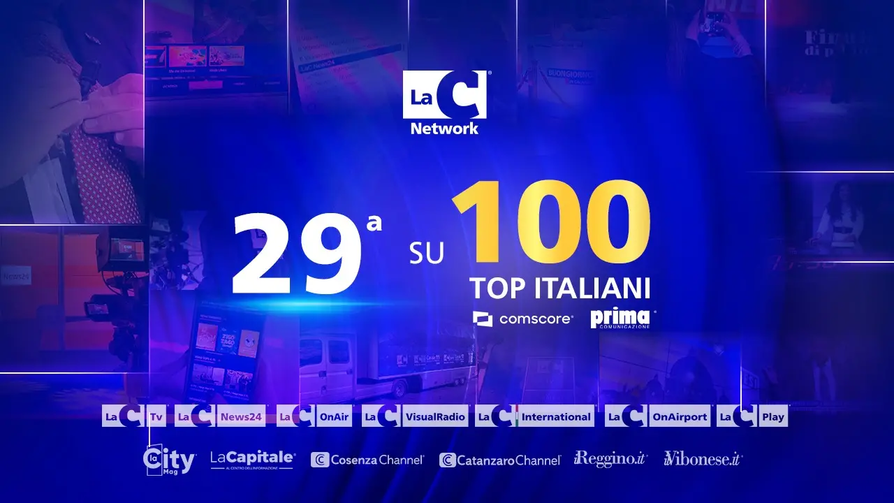 Comscore, LaC Network tra i grandi media: 29° per audience digitale e nella Top 15 social in Italia\n