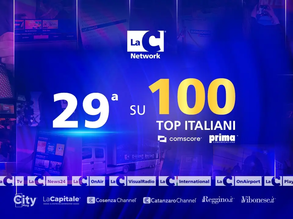 Comscore, LaC Network tra i grandi media: 29° per audience digitale e nella Top 15 social in Italia